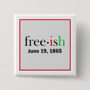 Search for commemorating buttons Juneteenth