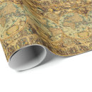 Search for old world map wrapping paper Maps