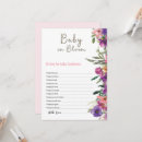 Recherche de souhaits pour le bébé invitations Bébé en fleurs