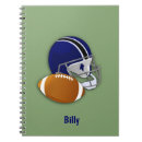 Recherche de football carnets Casque de football