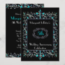 Search for turquoise silver wedding invitations Vintage