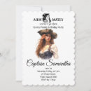 Recherche de pirate fille invitations Sous la mer