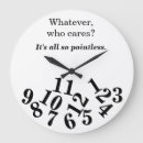 Search for funny office clocks Who cares