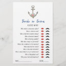 Search for nautical bridal shower games Blue and white