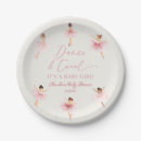 Search for ballerina paper plates Baby shower