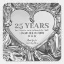 Search for silver heart wedding stickers Grey