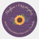 Search for purple gold wedding stickers Return address