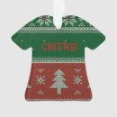 Search for ugly ornaments Red