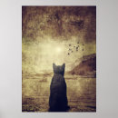 Search for cat dream posters Black