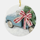 Search for blue truck holiday decor Antique
