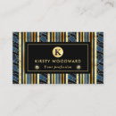 Search for cobalt blue business cards Gold