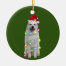 Search for great pyrenees ornaments Santa