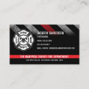 Recherche de pompier cartes visite Professionnel