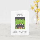 Search for monster halloween cards Face