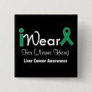 Search for green ribbon buttons Liver cancer awareness