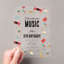 Recherche de instruments musique invitations Notes de musique