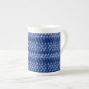 Recherche de zigzag bleu tasses Bleu et blanc