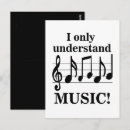 Search for treble clef note postcards Black and white