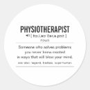 Recherche de physiothérapeute autocollants Drôle