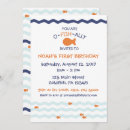 Recherche de poisson rouge anniversaire invitations Mignon