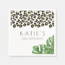 Search for animal print napkins Birthday