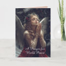 Recherche de paix monde vœux cartes Vintage