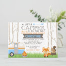 Recherche de woodland animals invitations Camping