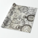 Search for ticking wrapping paper Vintage