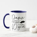 Search for men birthday mugs Over the hill