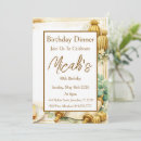 Search for scroll birthday invitations Gold