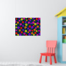 Recherche de fleurs oranges et rouges posters Coloré