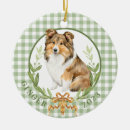 Search for sheltie ornaments Pet