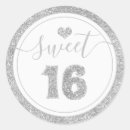 Search for sweet 16 envelope seals Heart