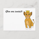 Recherche de lion invitations Enfant
