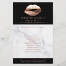 Search for marble and rose gold flyers Beauty