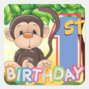 Search for baby monkey stickers 1st
