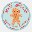 Search for cookies for santa stickers Vintage
