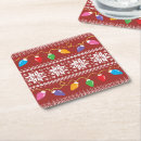 Search for ugly christmas sweater coasters Festive