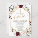 Search for dusty pink floral invitations Burgundy