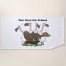 Search for funny beach towels Cartoon