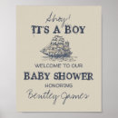 Search for ahoy its a boy posters Nautical baby shower