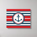 Search for anchor canvas prints Navy