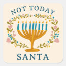 Search for funny santa stickers Menorah