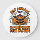 Search for vintage beer clocks Halloweenparty