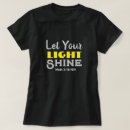 Search for let your light shine tshirts Faith