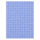 Search for blue and white pattern tablecloths Background