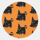 Search for vintage halloween black cat stickers Cute