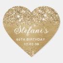 Search for 65th birthday stickers Gold