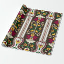 Recherche de paisley blanc papier cadeau Abstrait
