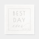 Search for best day ever napkins Modern
